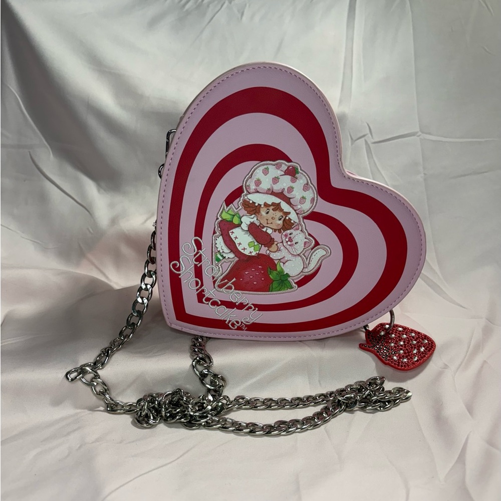 Strawberry Shortcake X Skinnydip London Heart Shapped Crossbody Purse NWT